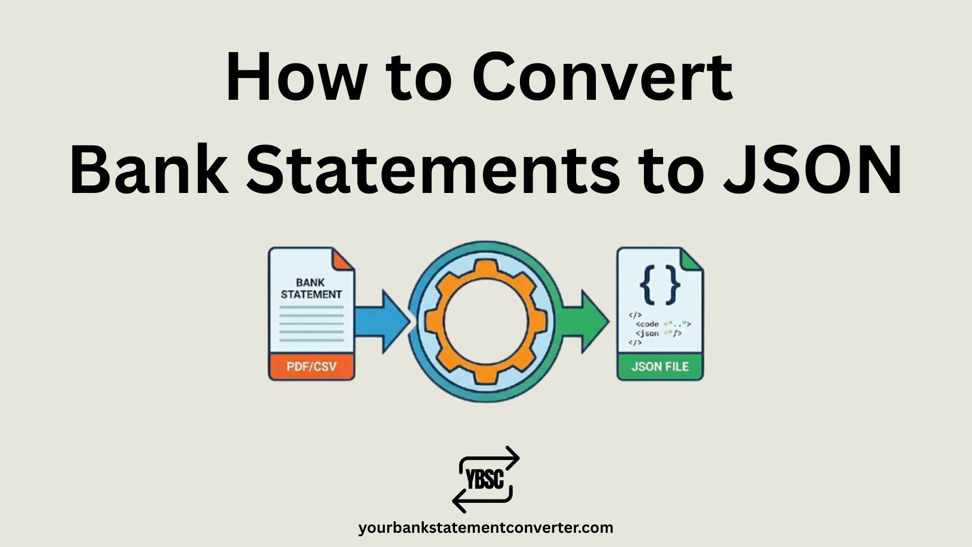 How to Convert Bank Statements to JSON