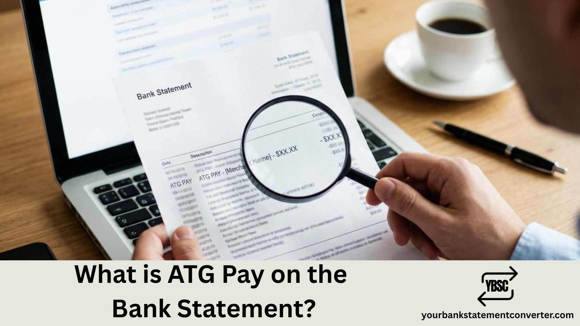 What is ATG Pay on the Bank Statement