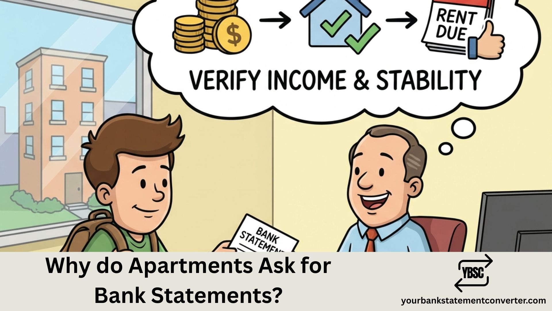 Why do Apartments Ask for Bank Statements