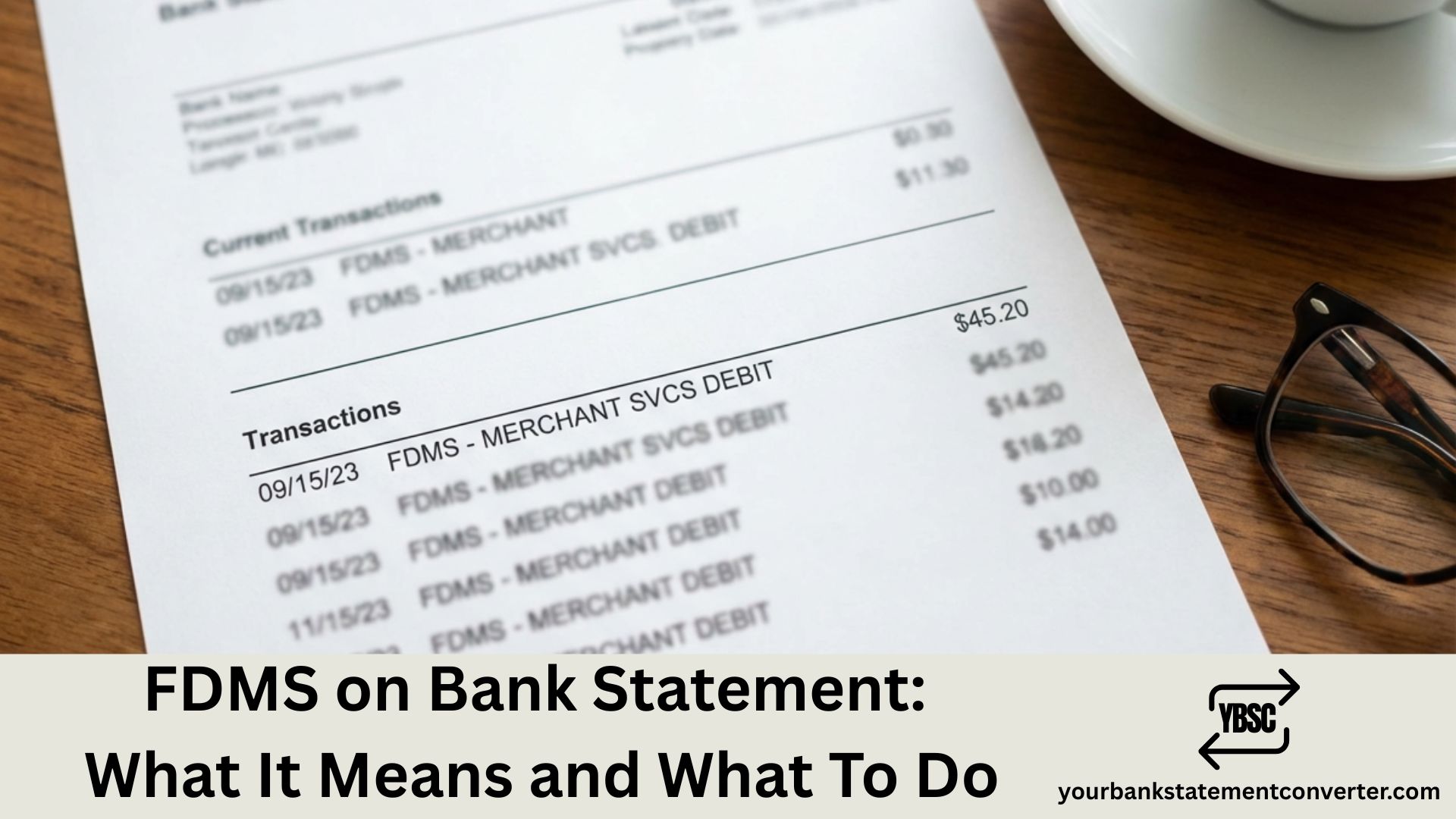 FDMS-on-Bank-Statement