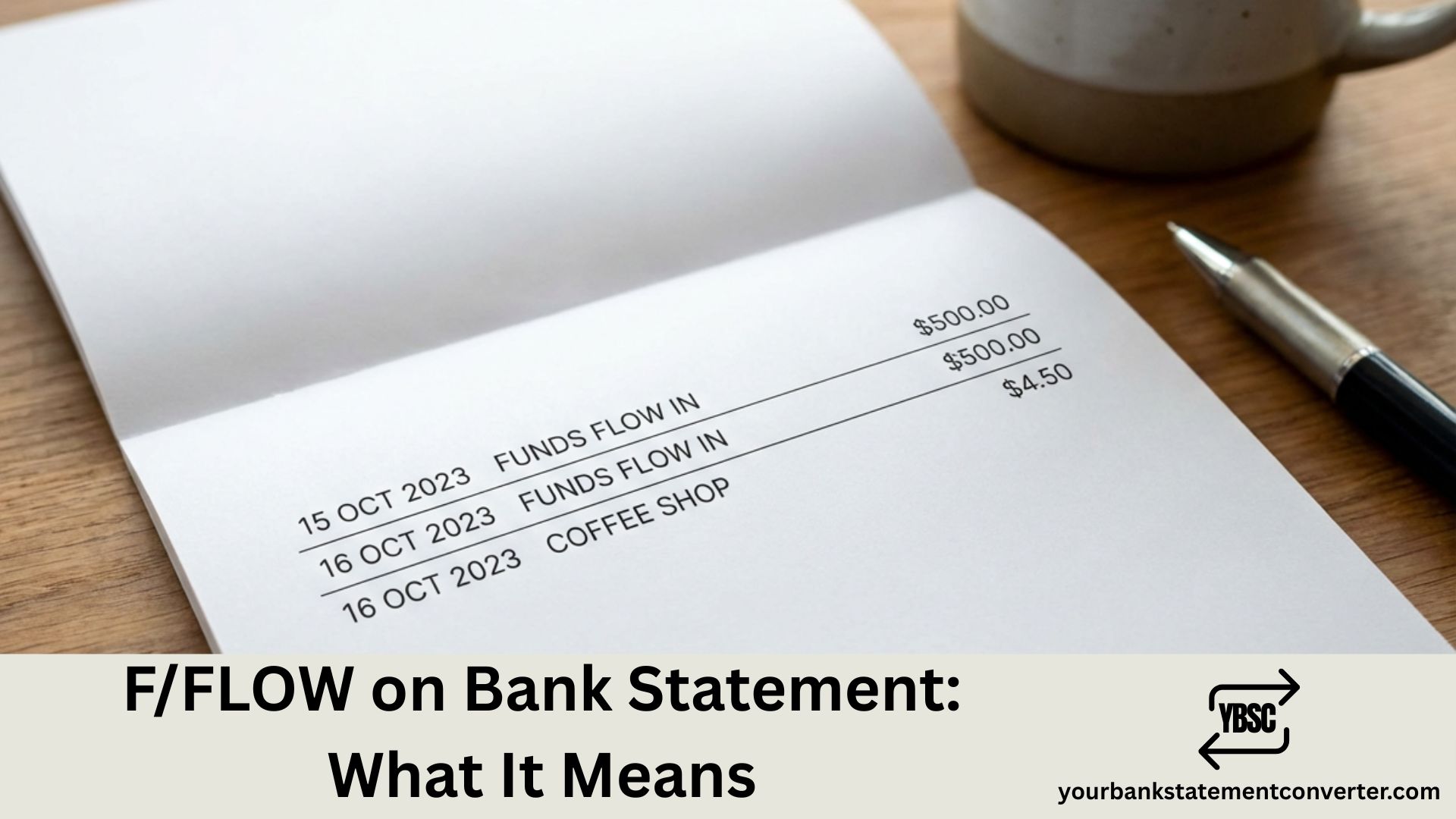 F_FLOW on Bank Statement_ What It Means