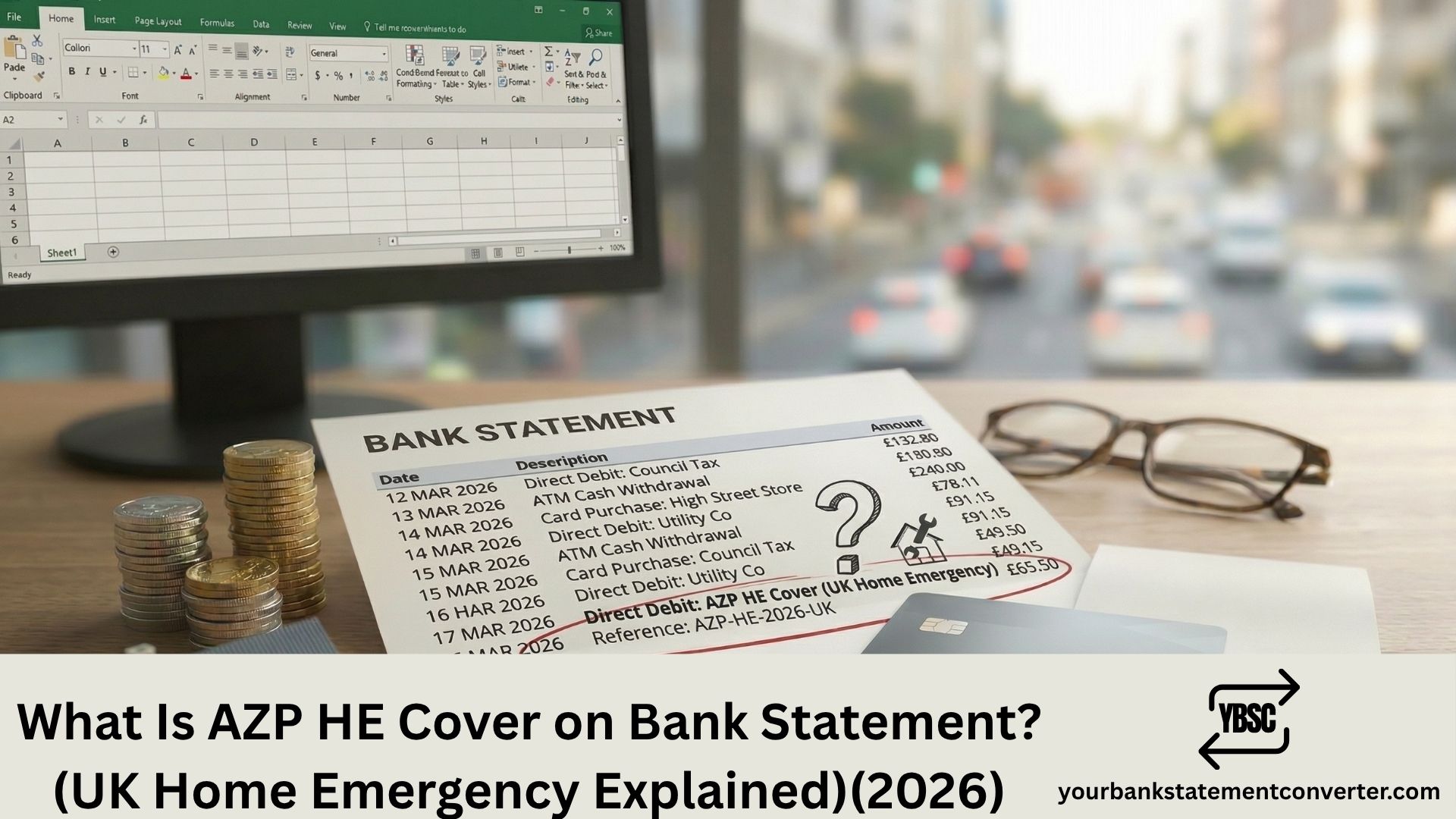 What Is AZP HE Cover on Bank Statement (UK Home Emergency Explained)(2026)