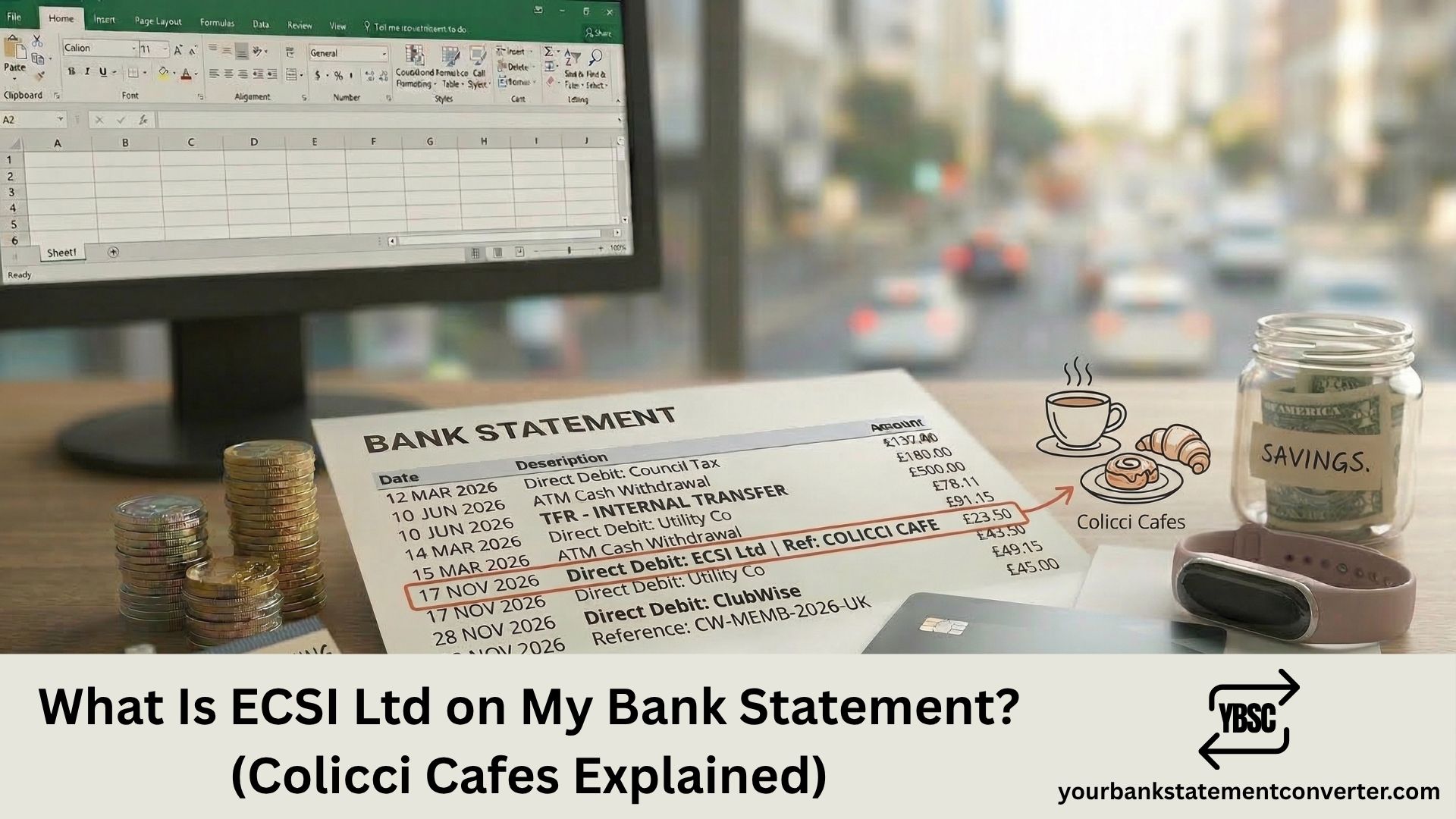 What Is ECSI Ltd on My Bank Statement (Colicci Cafes Explained)