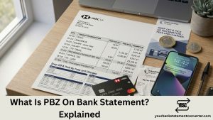 what is pbz on bank statement