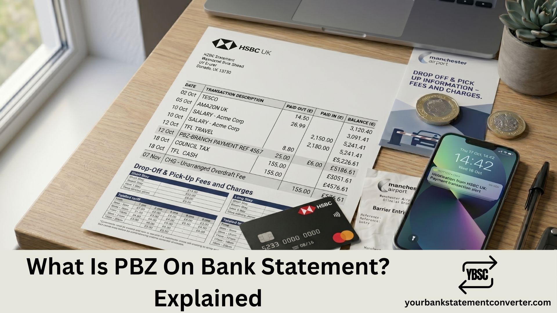 what is pbz on bank statement