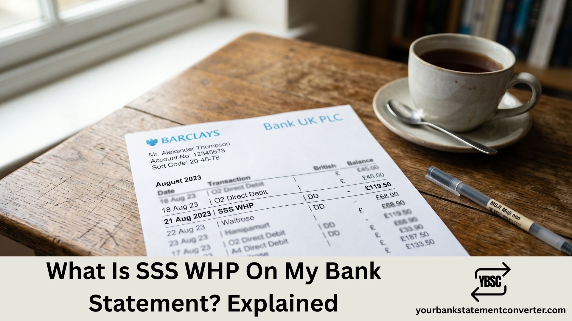 what is sss whp on my bank statement